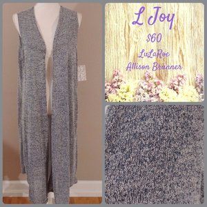 ⭐ Lularoe Joy Duster Sweater Vest - Large - NWT